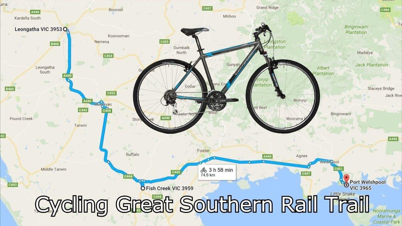 Cycling Great Southern Rail Trail